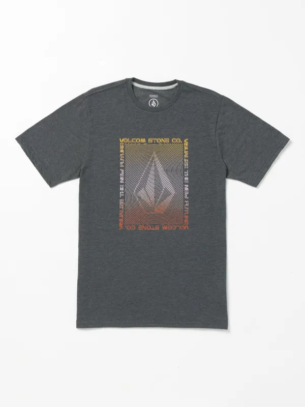 Visualizer Short Sleeve Tee - Dark Black Heather sold by Volcom