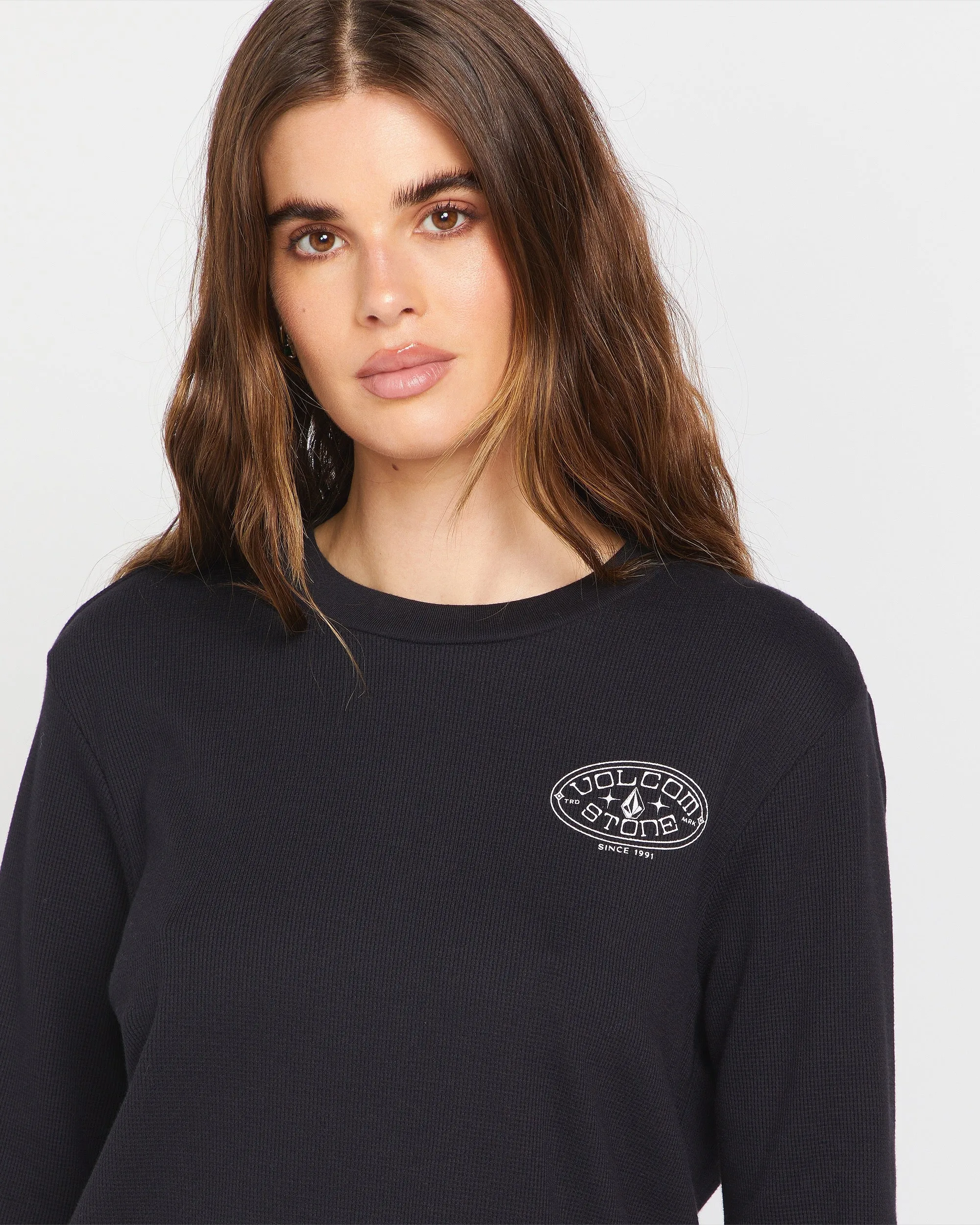 Thermality Long Sleeve Shirt - Black sold by Volcom product image thumbnail 3