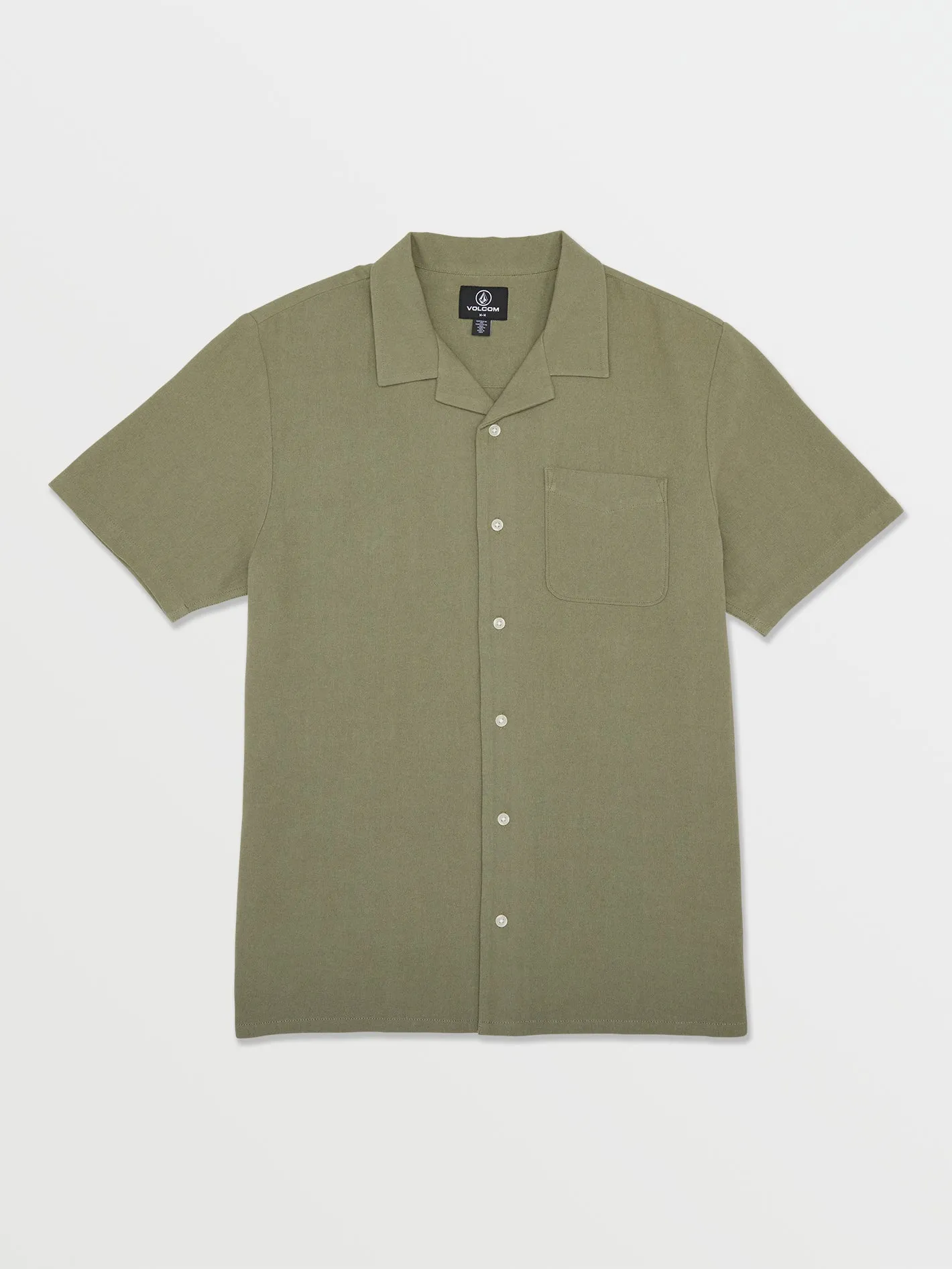 Hobarstone Short Sleeve Shirt - Army Green Combo sold by Volcom