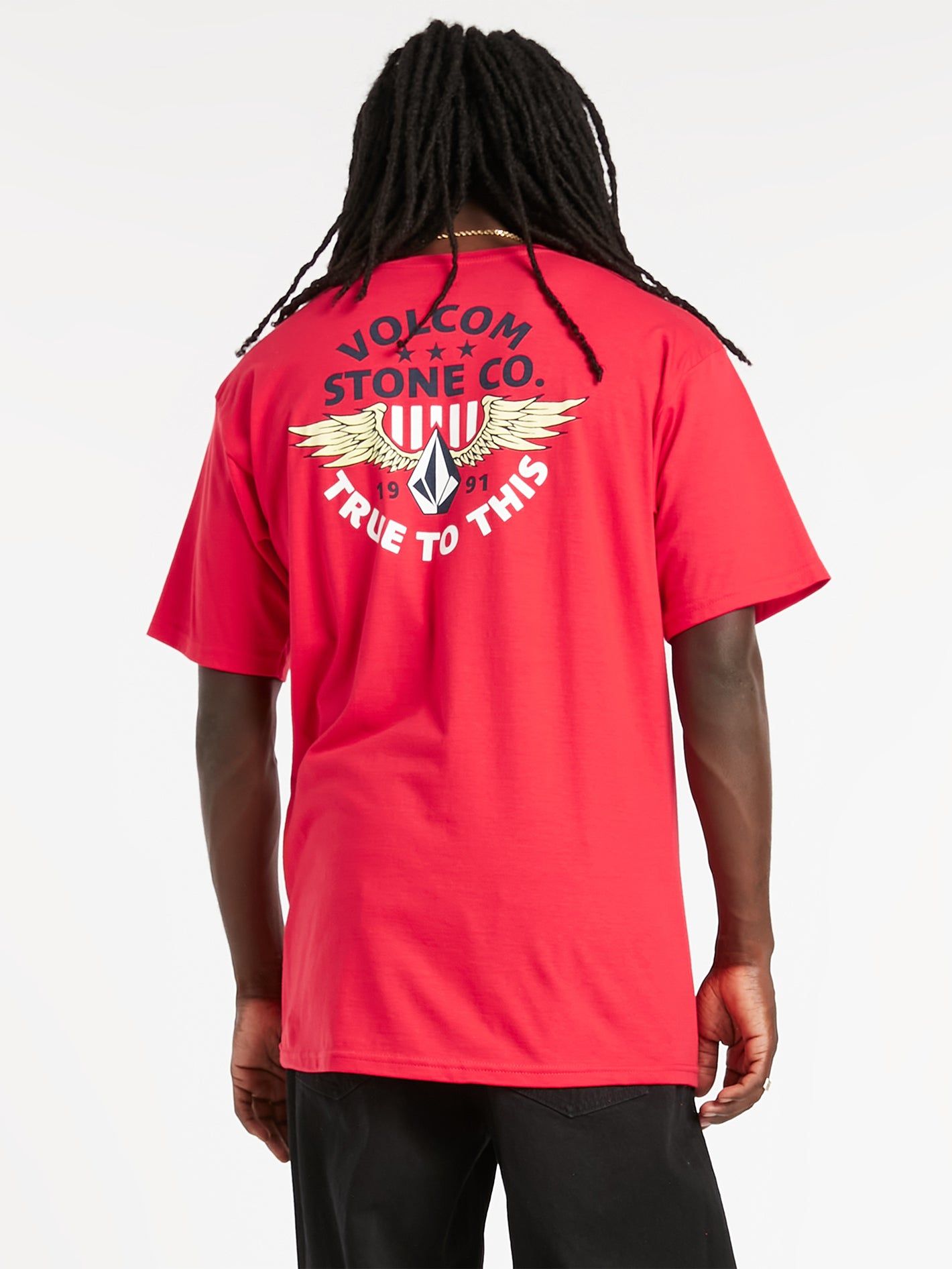 Winged Beast Short Sleeve Tee - Ribbon Red sold by Volcom product image thumbnail 2