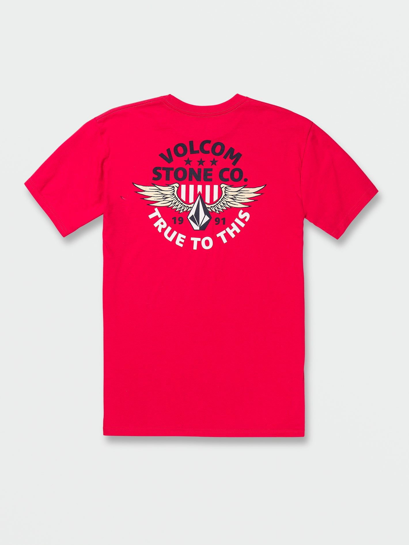 Winged Beast Short Sleeve Tee - Ribbon Red sold by Volcom product image thumbnail 4