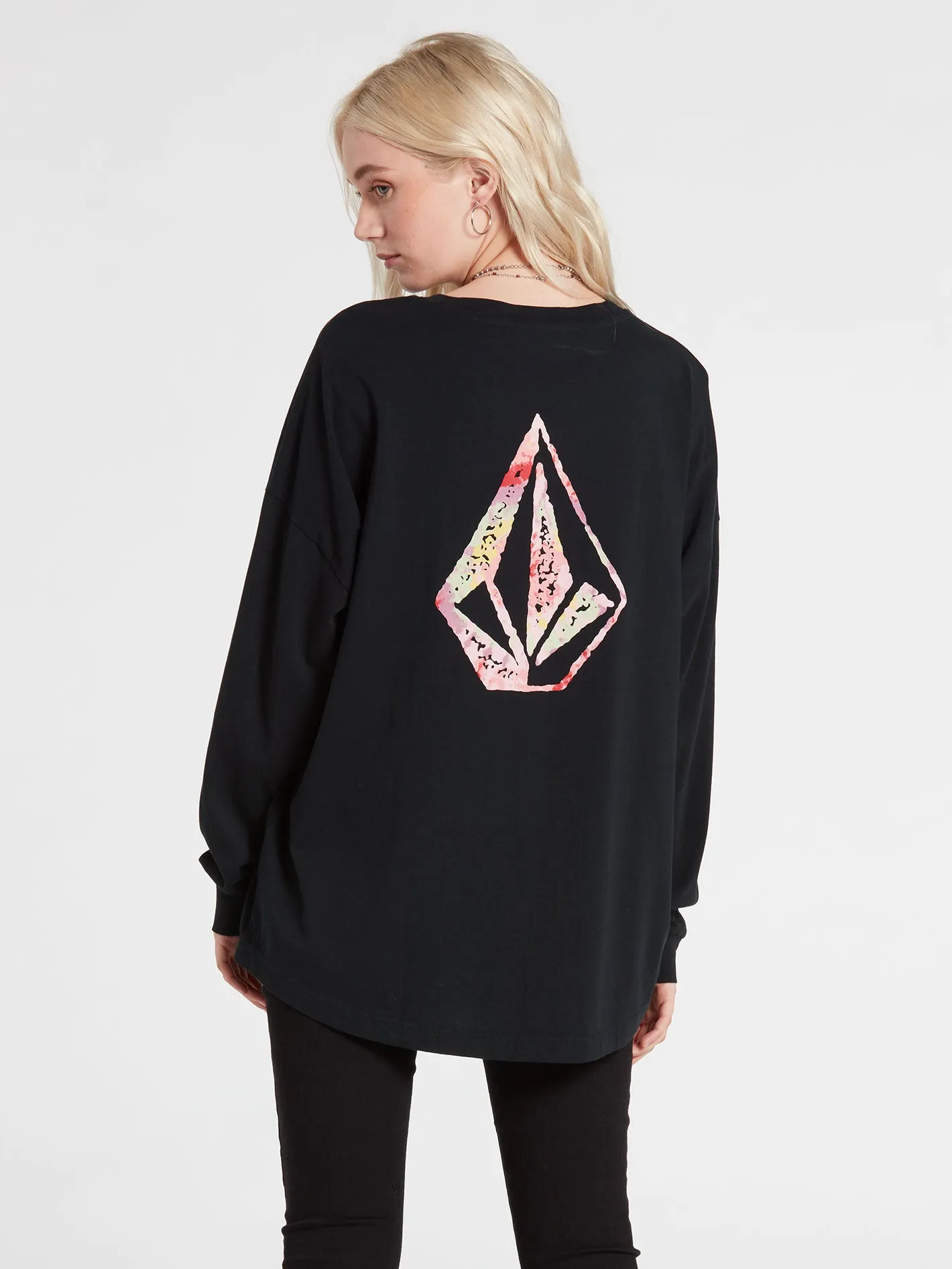 Iconic Stones Long Sleeve Tee - Black sold by Volcom product image thumbnail 2