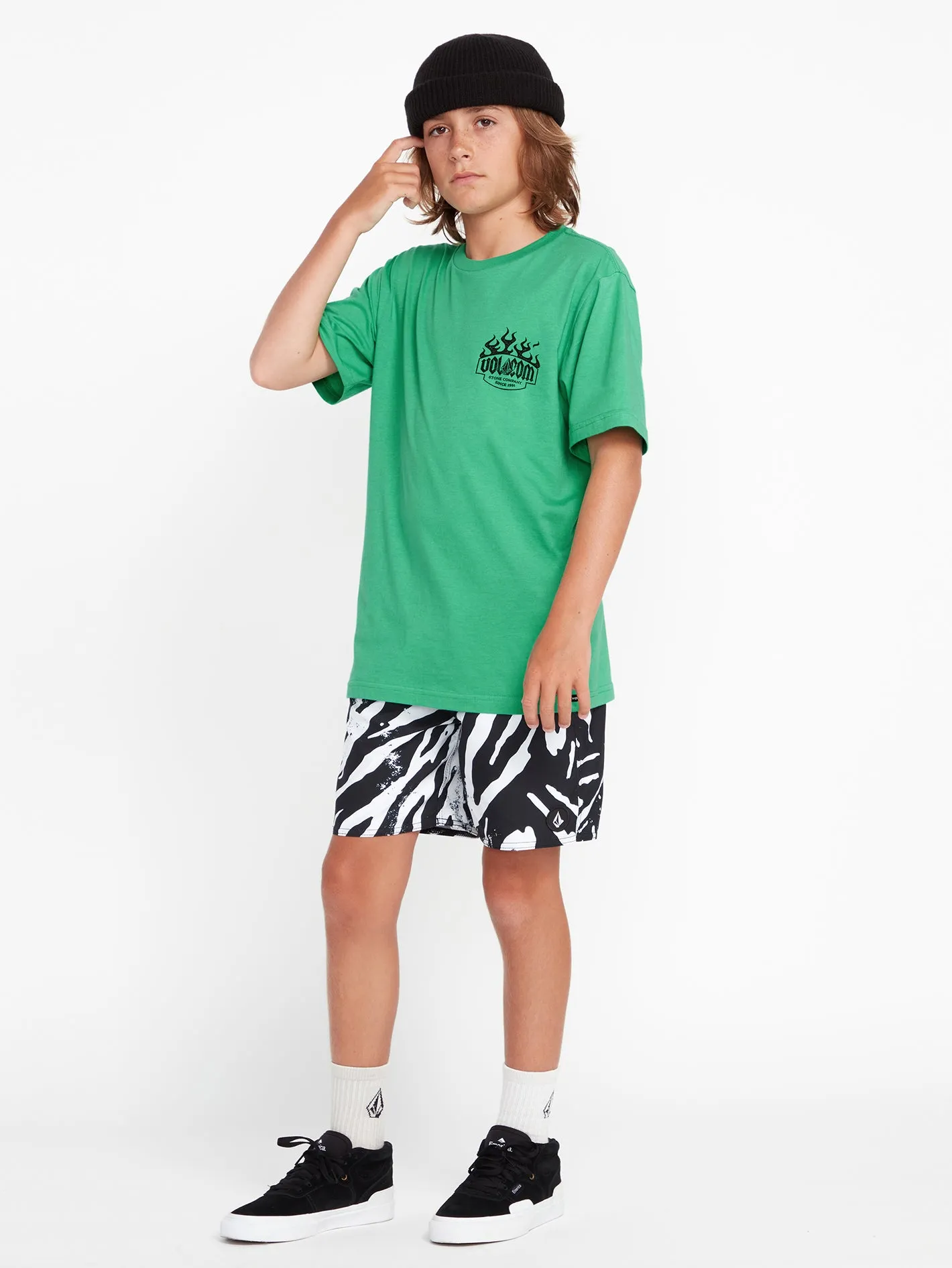 Big Boys Heater Short Sleeve Tee - Jungle Green sold by Volcom product image thumbnail 3