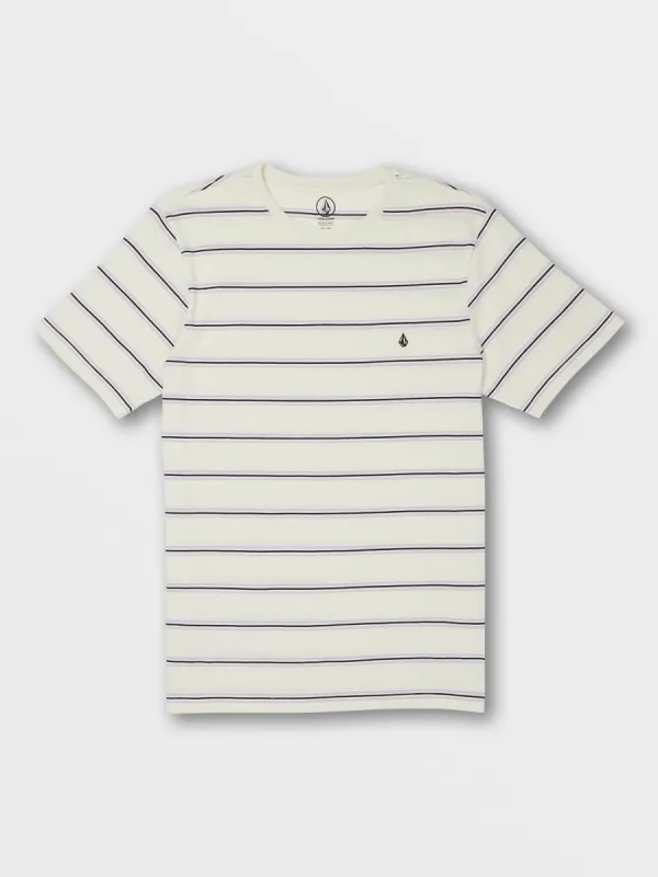 Parables Stripes Crew Tee - Purple Flash sold by Volcom