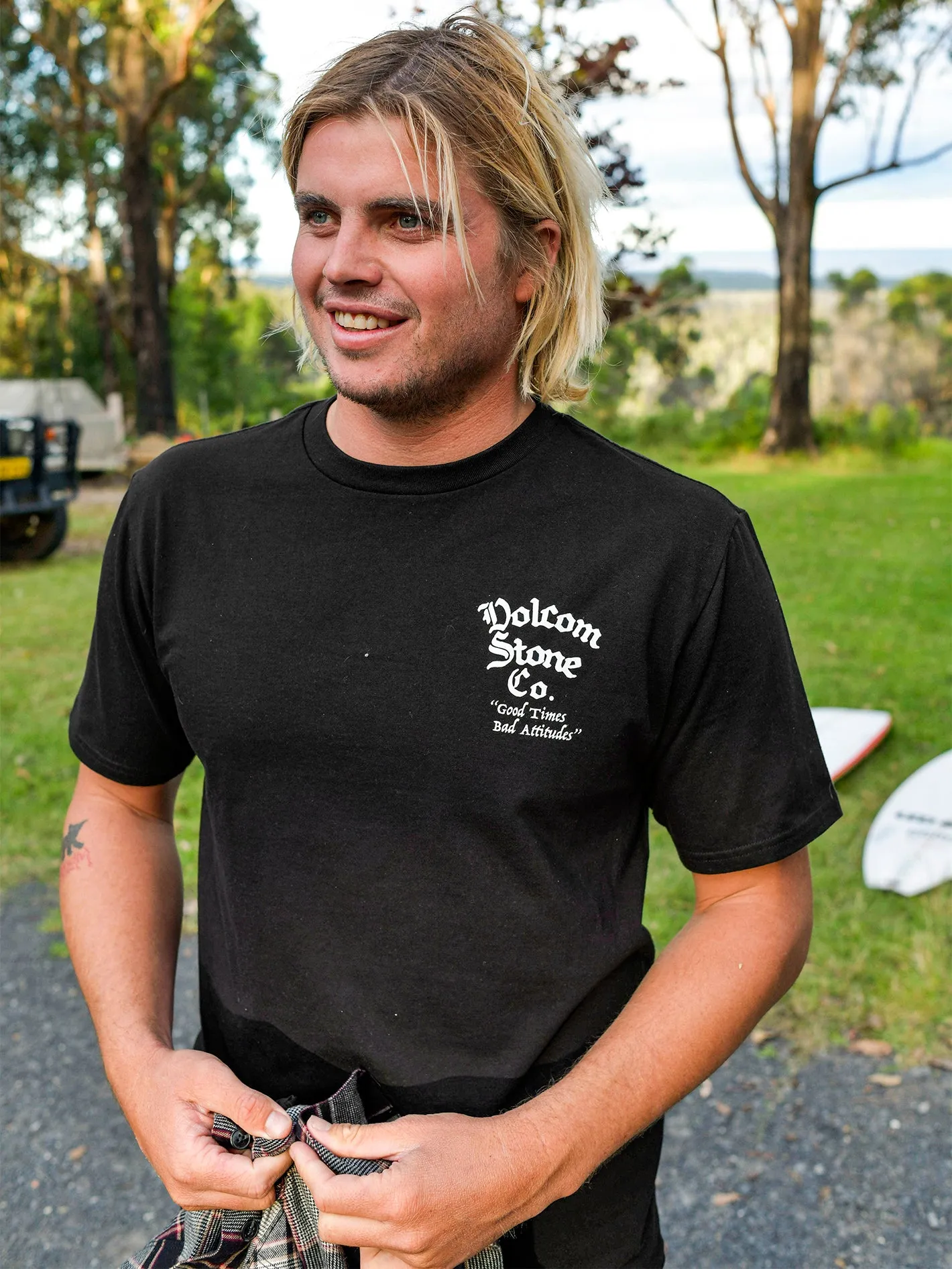 Party Of 1 Short Sleeve Tee - Black sold by Volcom product image thumbnail 2