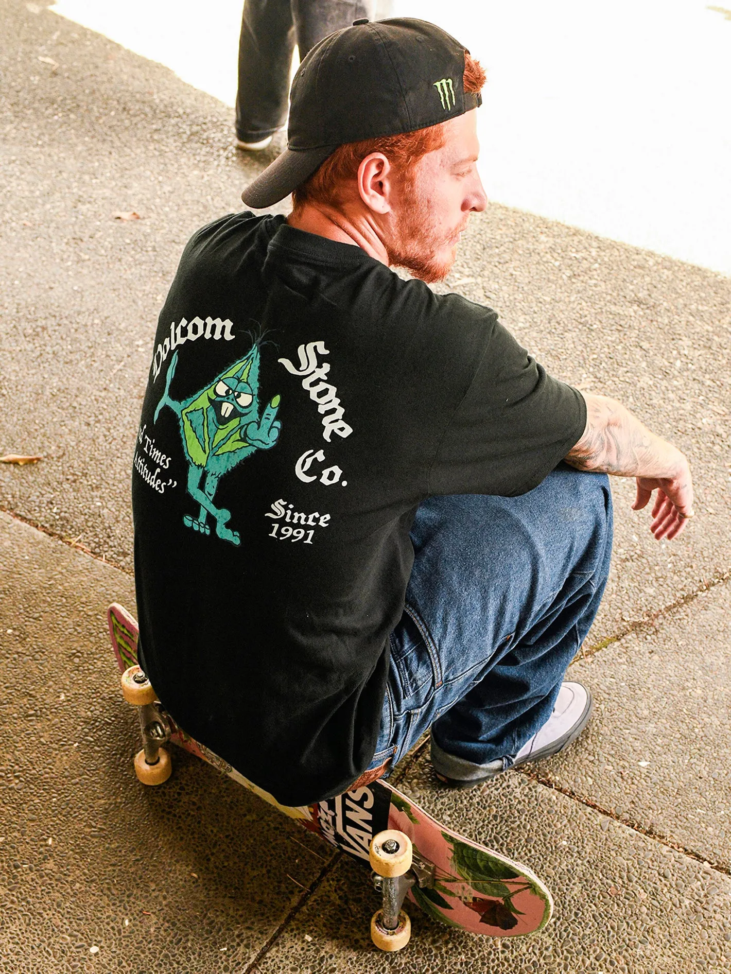 Party Of 1 Short Sleeve Tee - Black sold by Volcom product image thumbnail 5