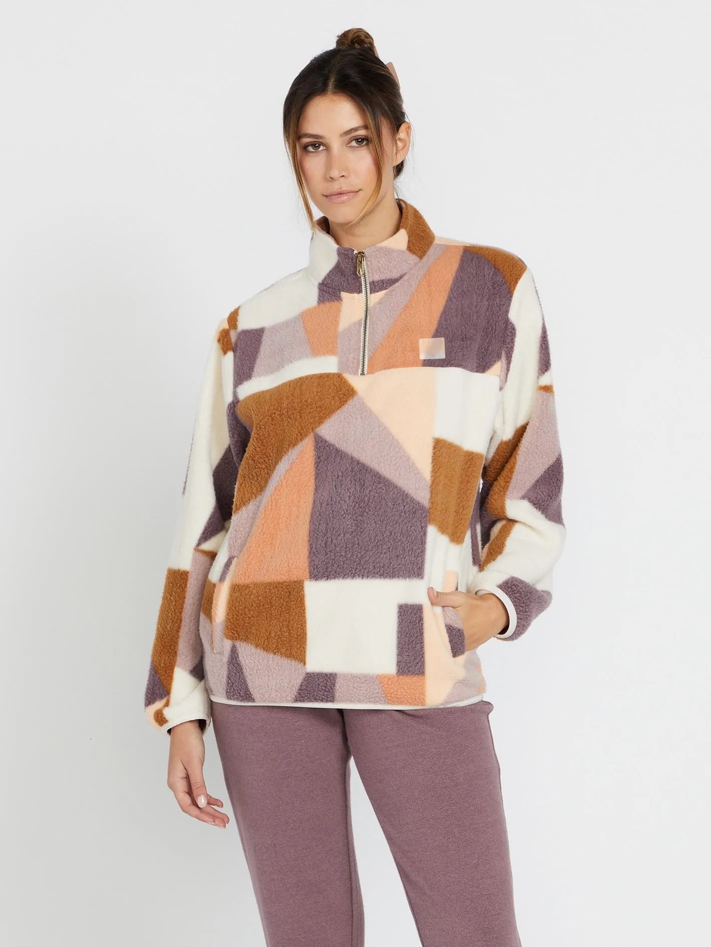 Pheelin It Mock Neck Sweatshirt - Multi sold by Volcom product image thumbnail 3
