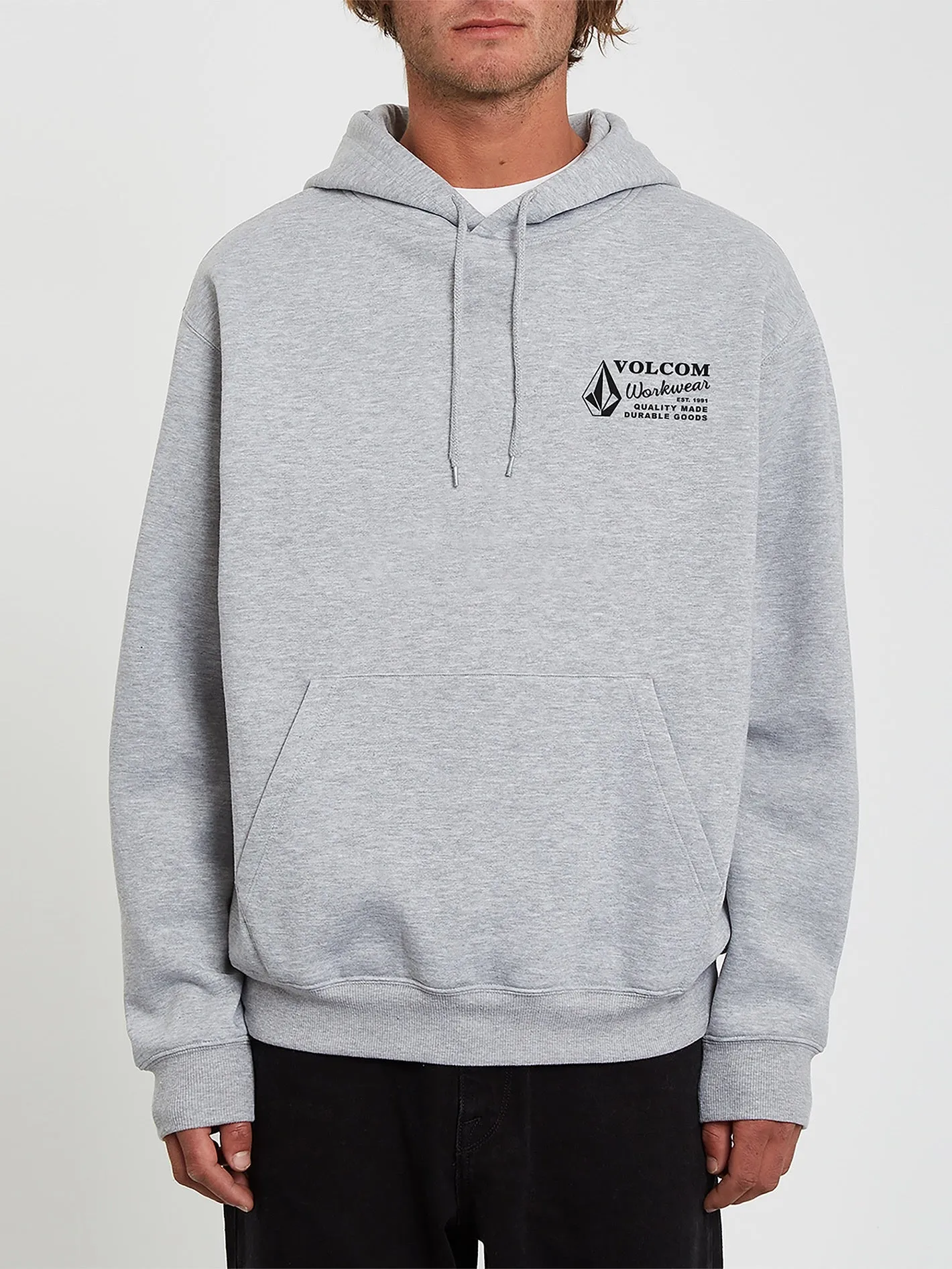 Volcom Workwear Pullover Hoodie - Heather Grey sold by Volcom