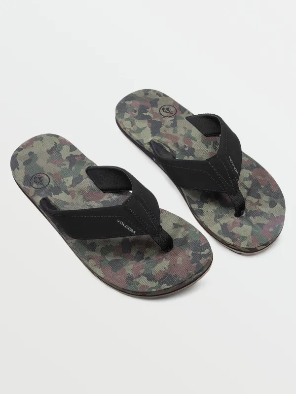 Victor Sandals - Dark Camo sold by Volcom