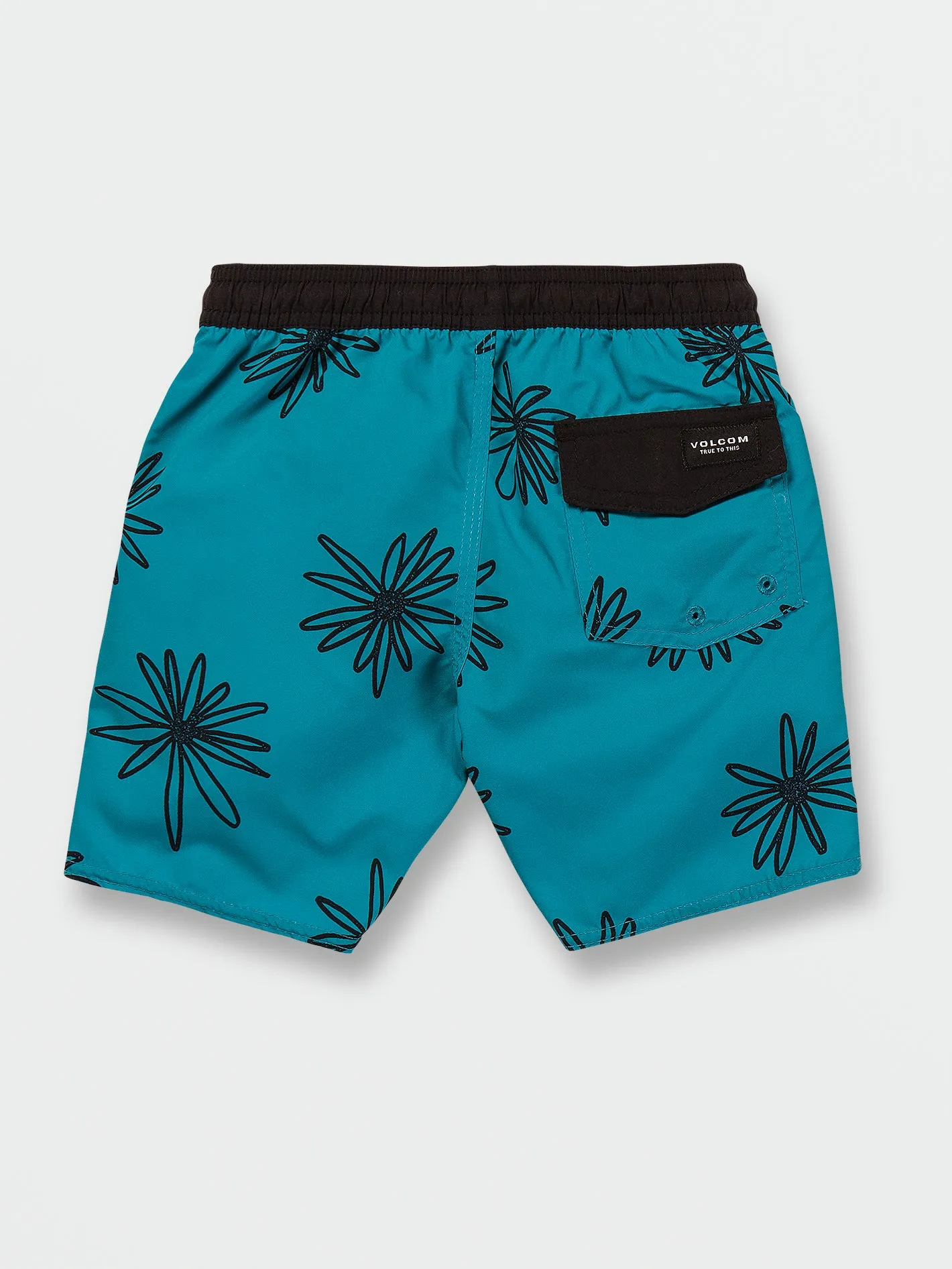 Little Boys Polly Pack Elastic Waist Trunks - Electric Blue sold by Volcom product image thumbnail 2