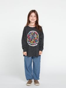 Girls Werkin Doubles Long Sleeve Tee - Black sold by Volcom