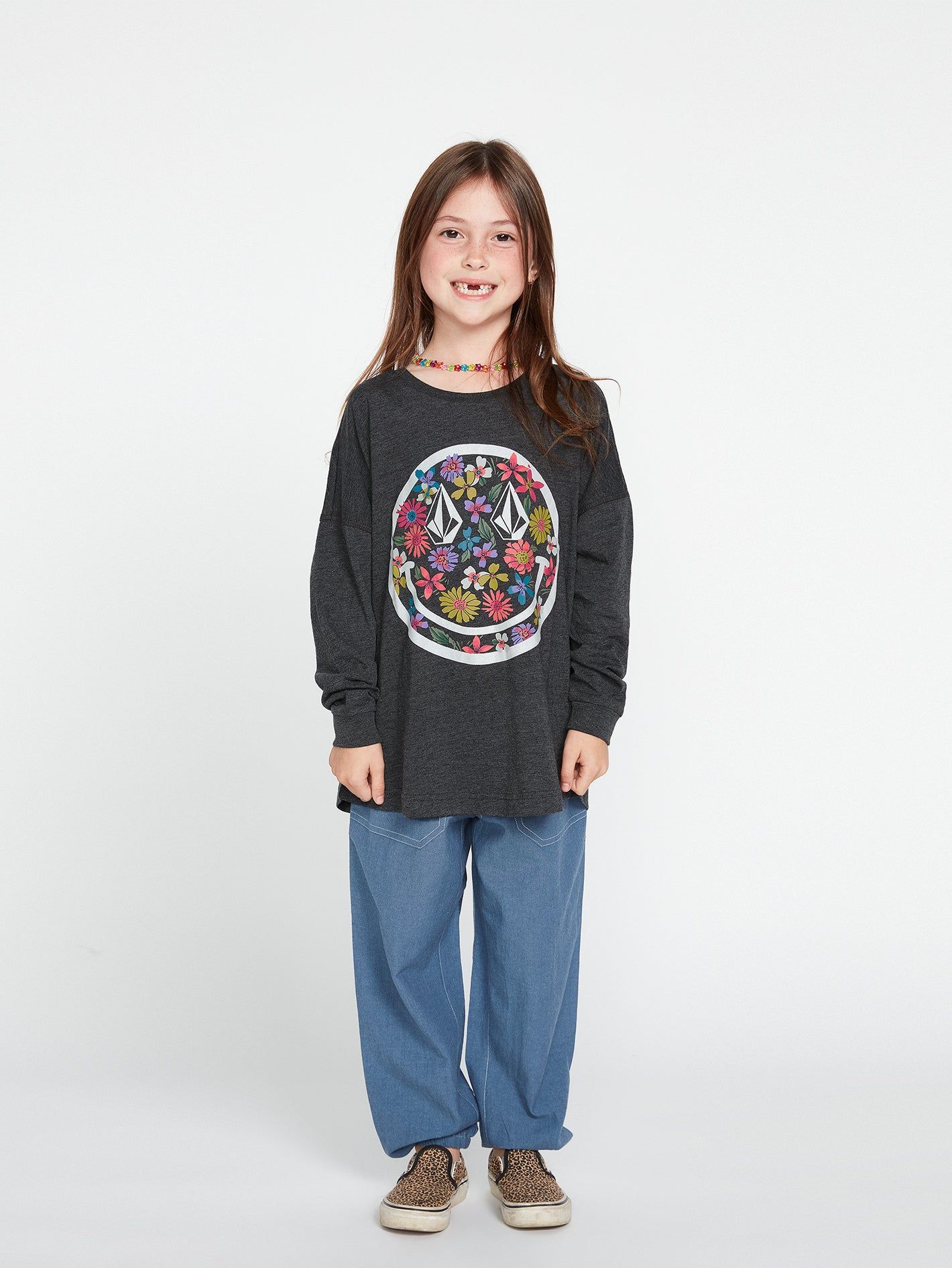 Girls Werkin Doubles Long Sleeve Tee - Black sold by Volcom product image thumbnail 3