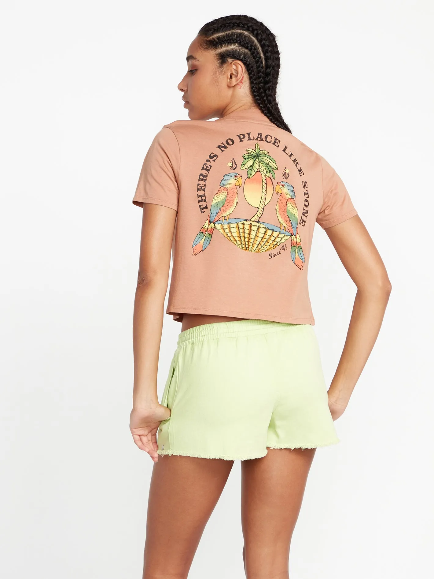 Pocket Dial Short Sleeve Tee - Clay sold by Volcom product image thumbnail 2