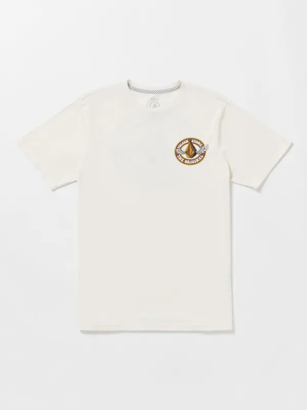 Hi Flyer Short Sleeve Tee - Off White sold by Volcom