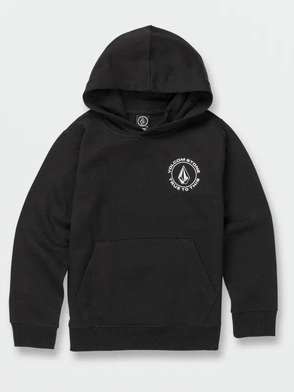 Little Boys True To This Pullover Hoodie - Black sold by Volcom