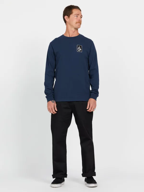 Relics Long Sleeve Tee - Baja Indigo made by Volcom