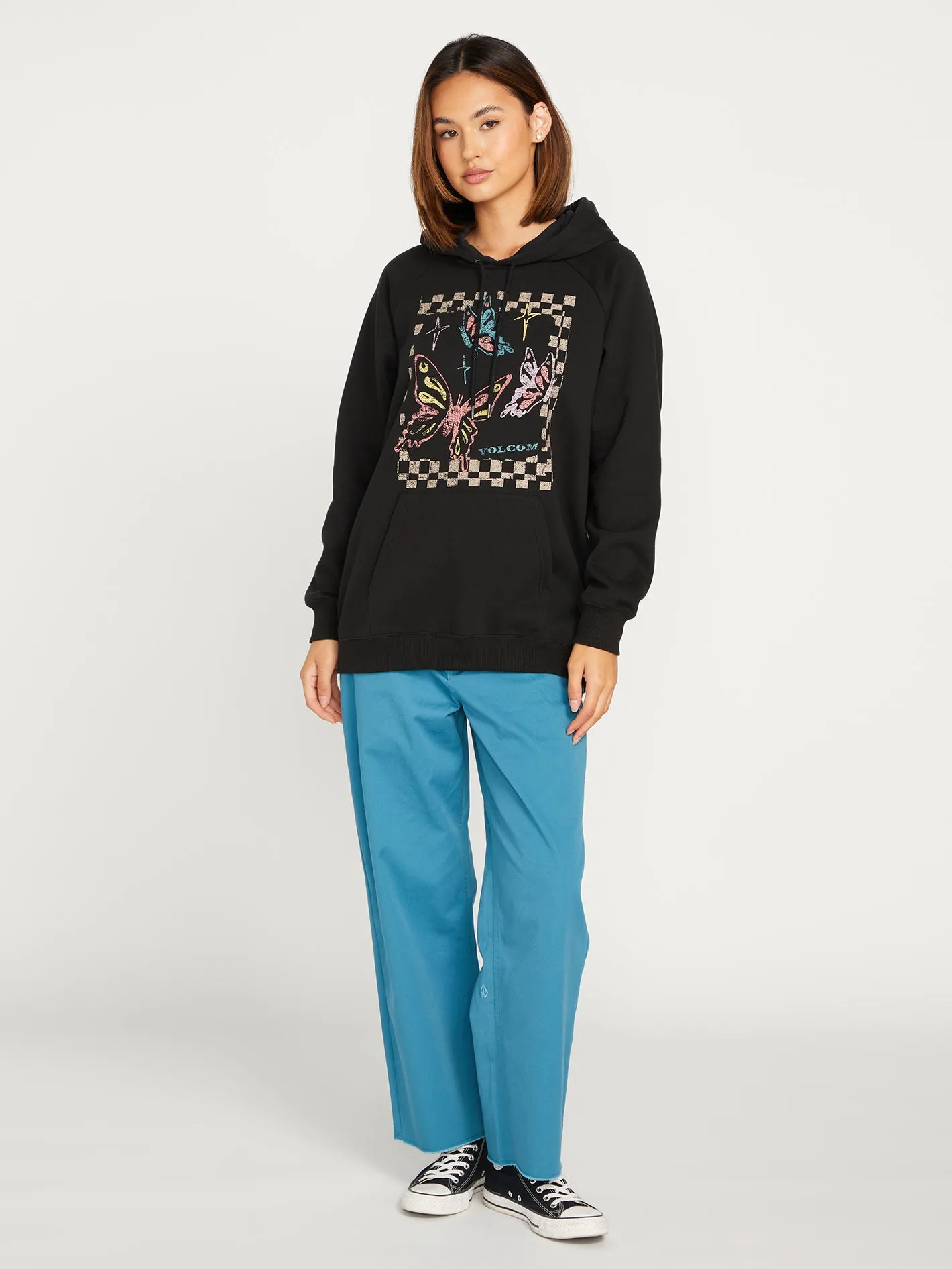 Truly Stoked Boyfriend Hoodie - Black sold by Volcom product image thumbnail 3