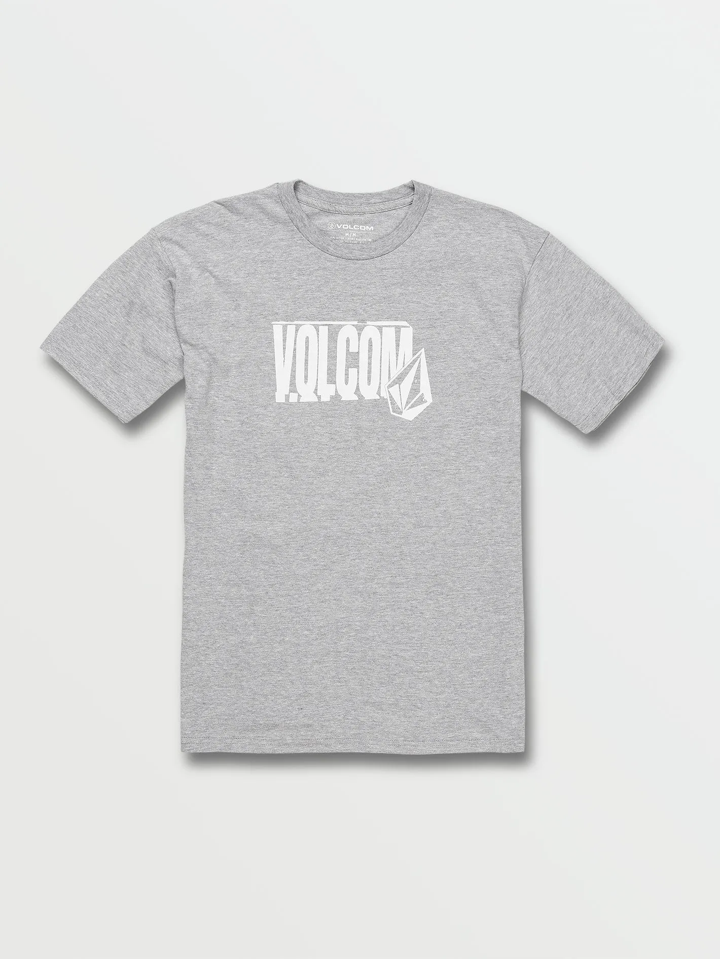 Word Stone Short Sleeve Tee - Heather Grey sold by Volcom