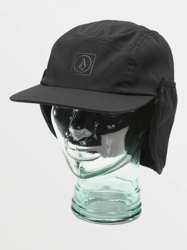 Stone Trip Flap Hat - Black sold by Volcom