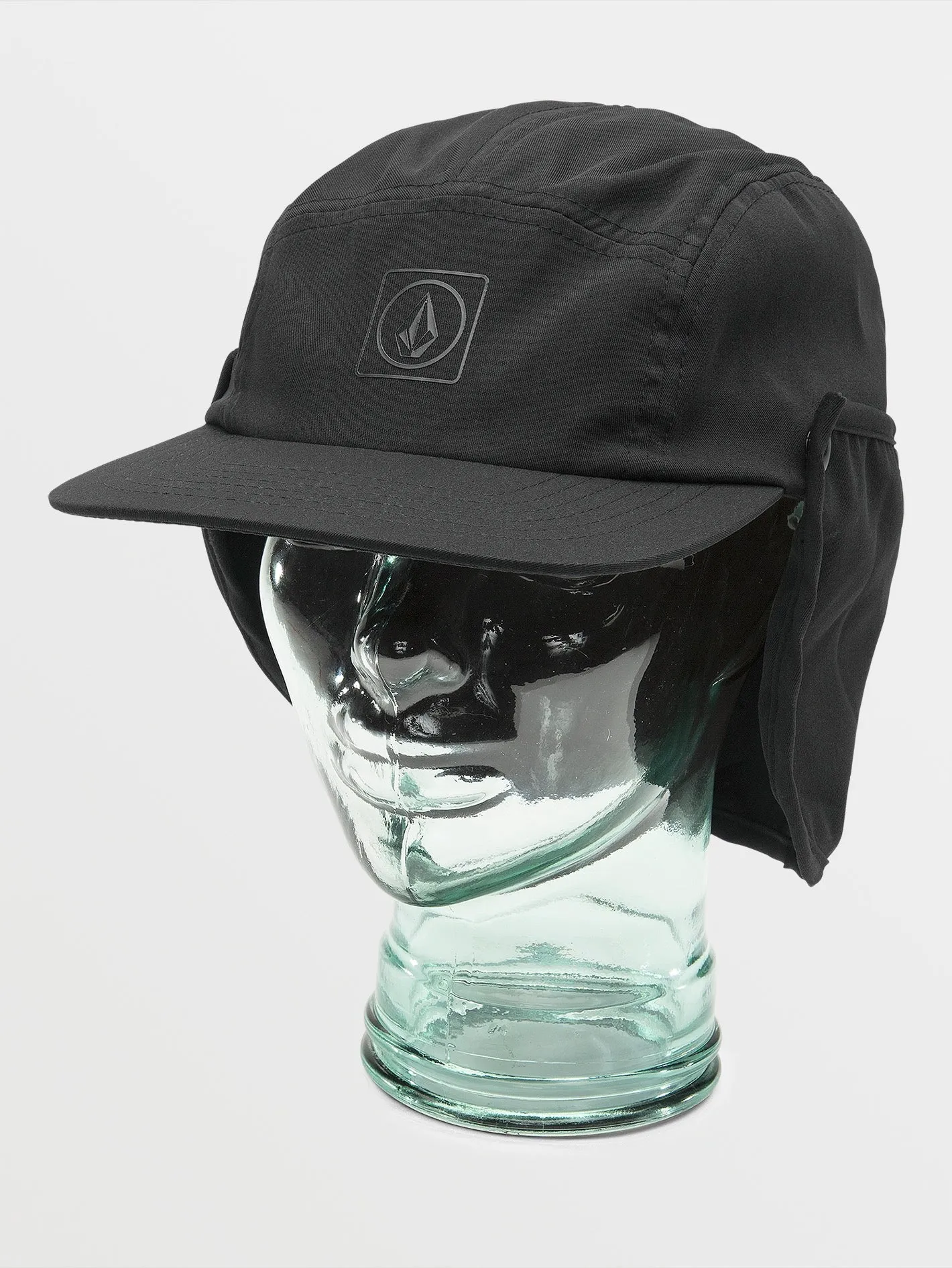 Stone Trip Flap Hat - Black sold by Volcom