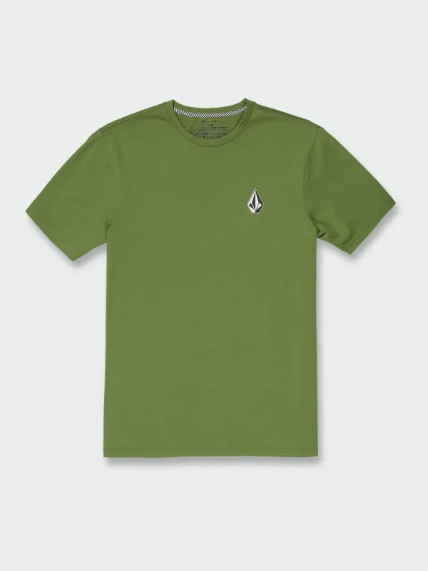 Iconic Stone Short Sleeve Tee - Mossstone sold by Volcom