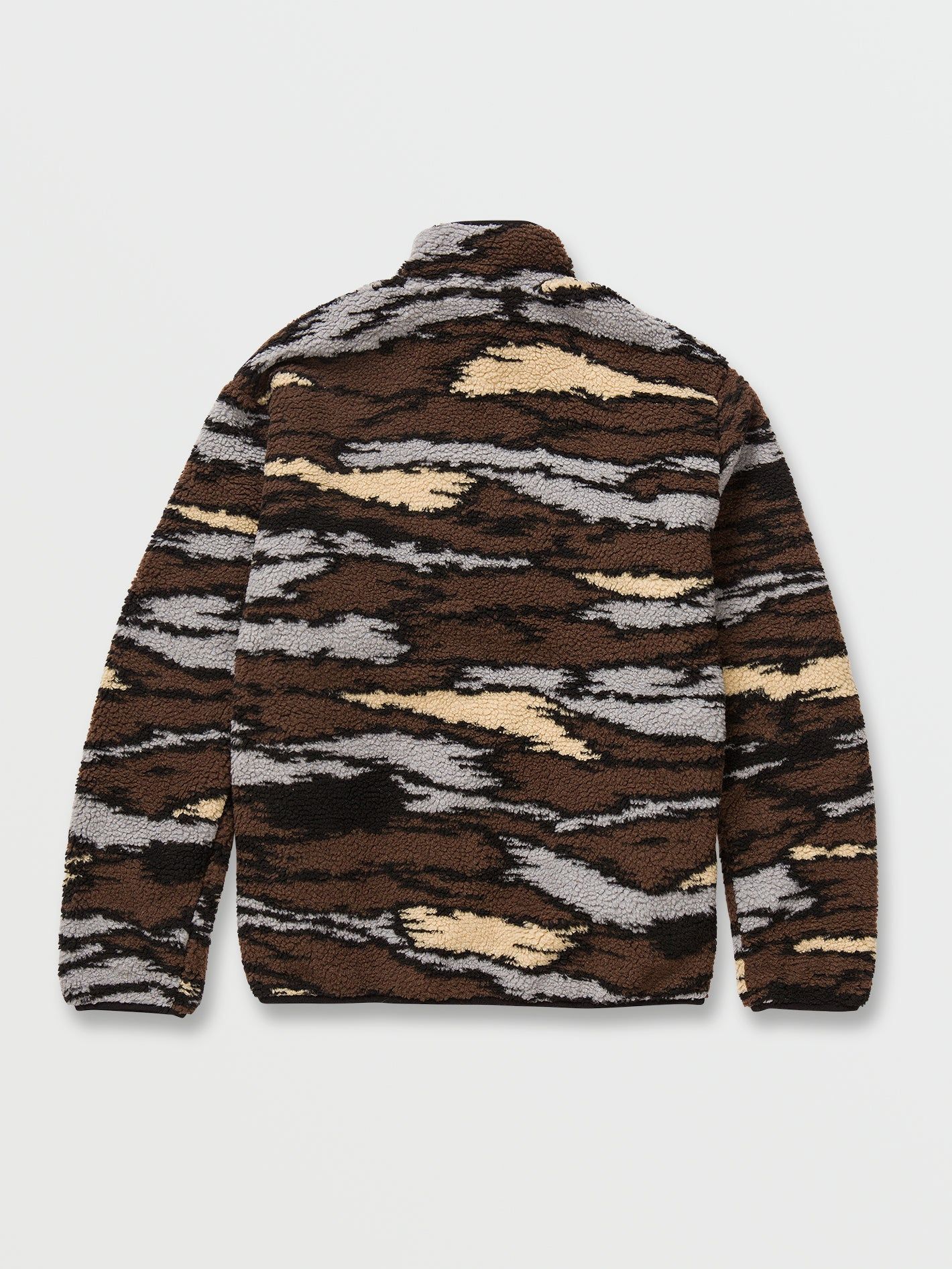 Muzzer Fuzzar Zip Fleece Jacket - Bark Brown sold by Volcom product image thumbnail 5
