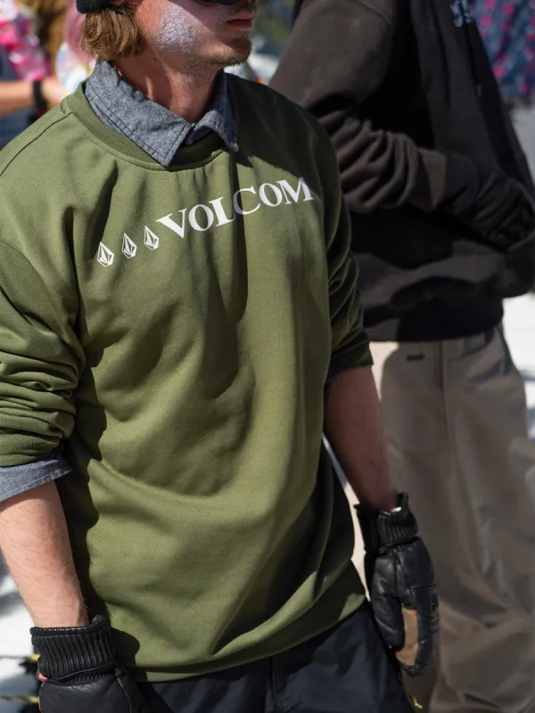 Mens Core Hydro Crew Pullover - Military made by Volcom