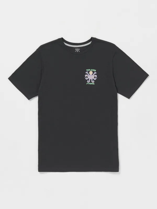 Octoparty Short Sleeve Tee - Washed Black Heather made by Volcom