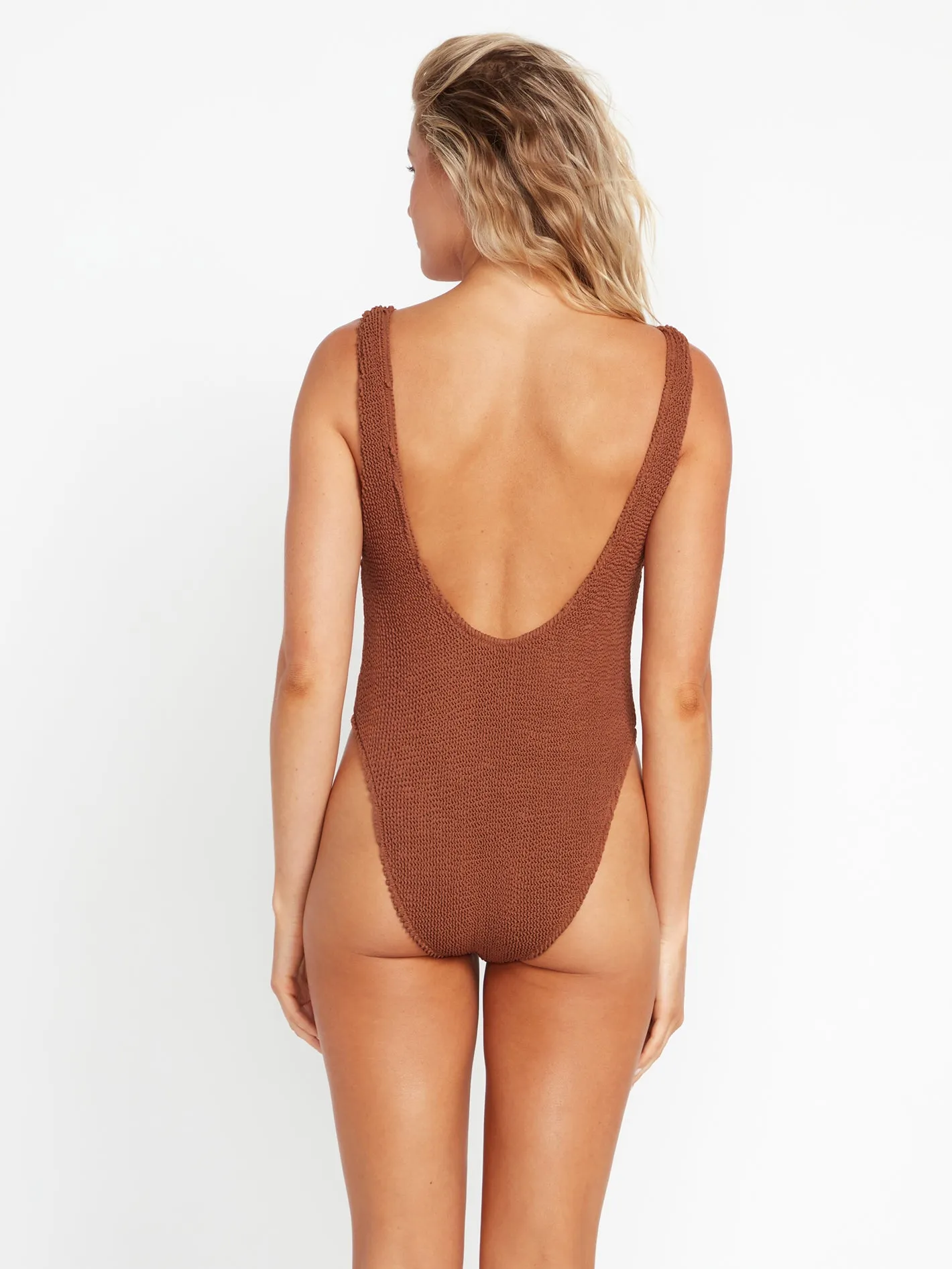Simply Scrunch One Piece Swimsuit - Rustic Brown sold by Volcom product image thumbnail 5