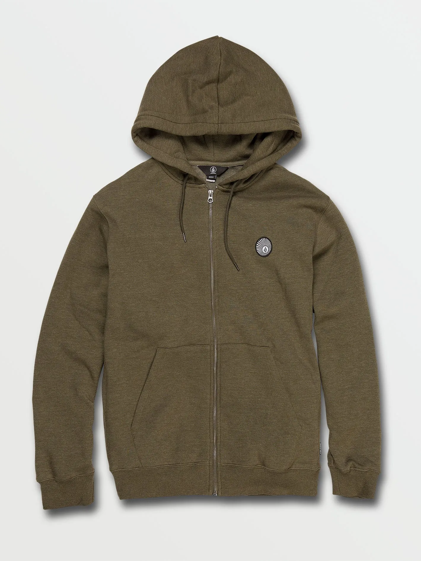 Single Stone Zip Fleece Hoodie - Military sold by Volcom