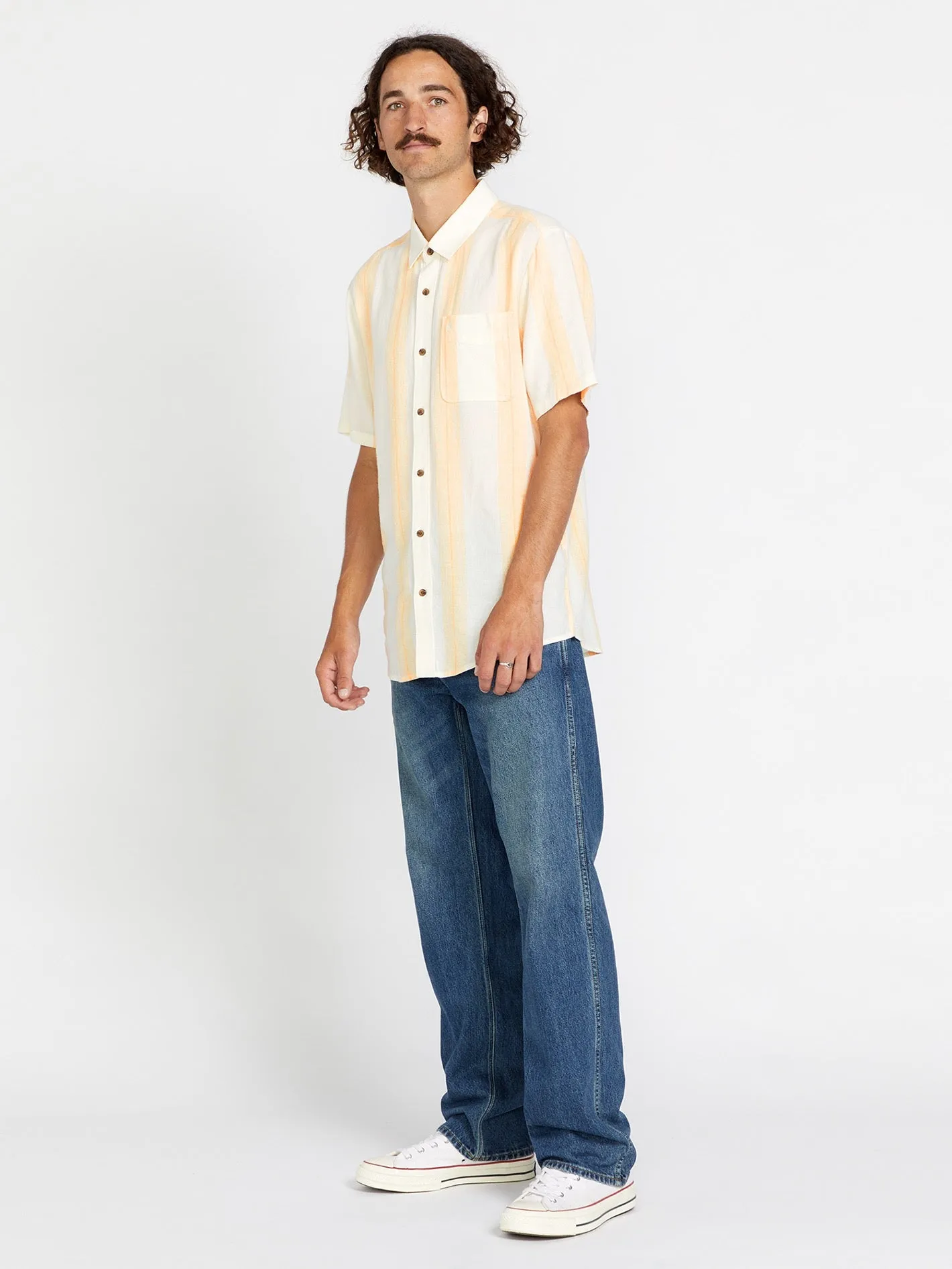 Flaxstone Short Sleeve Shirt - Off White sold by Volcom product image thumbnail 4