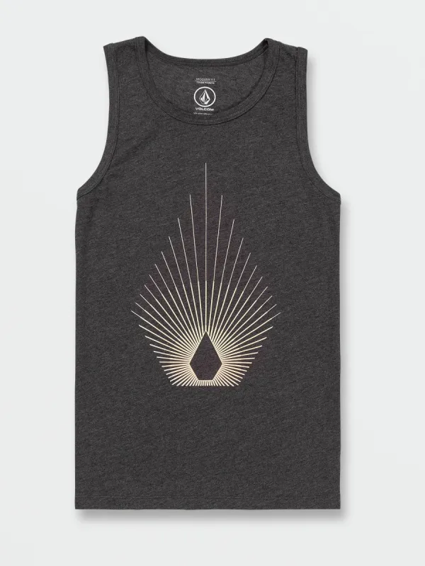 Big Boys Blister Tanks - Dark Black Heather sold by Volcom