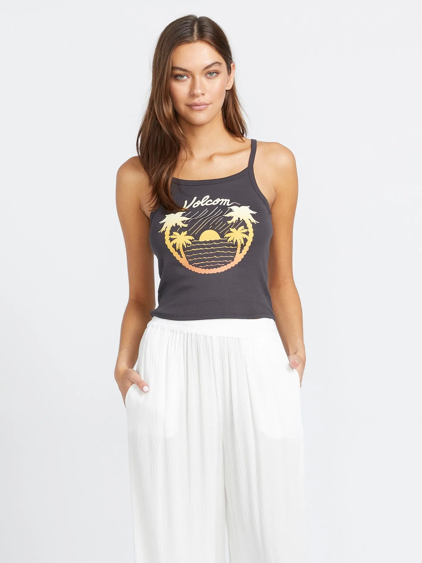 1991 Strappy Tank - Vintage Black sold by Volcom product image thumbnail 3