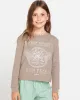 Little Girls Thermality Long Sleeve Shirt - Moondust sold by Volcom