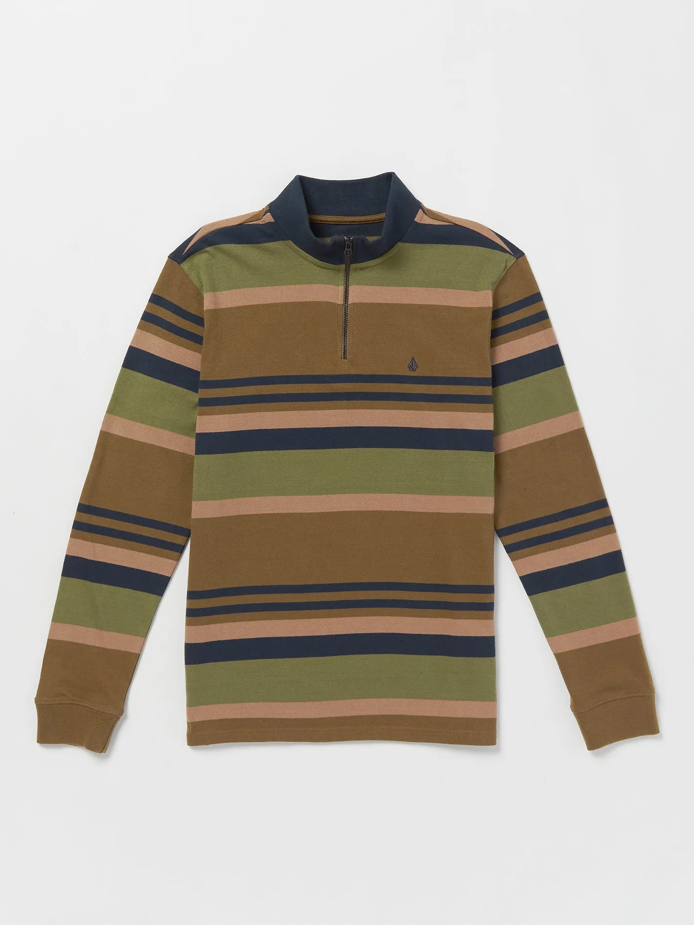 Forger Long Sleeve Crew Shirt - Mud sold by Volcom