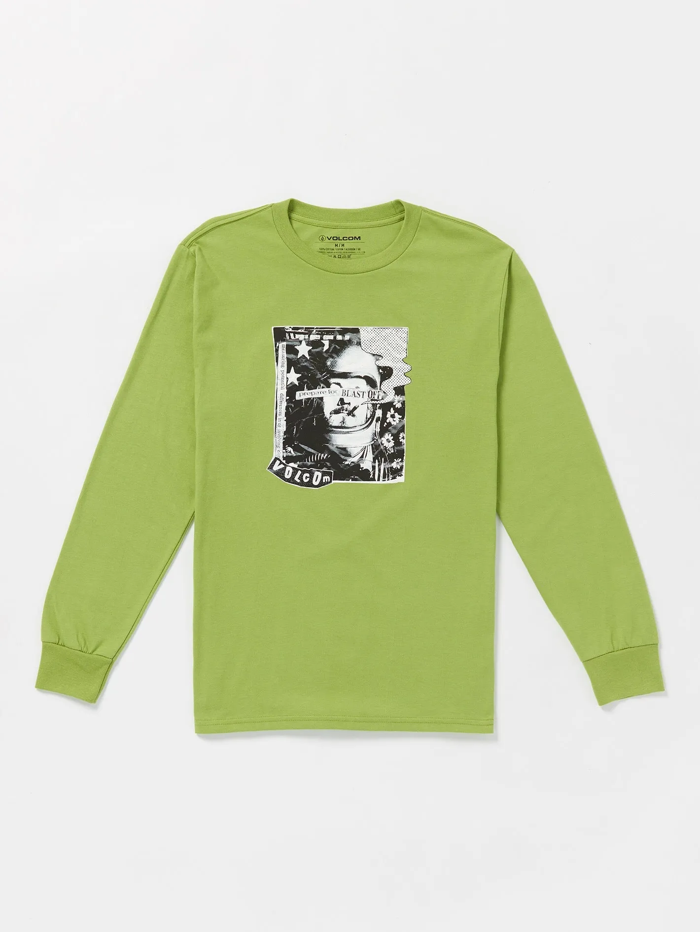 Blastoff Long Sleeve Tee - Seaweed Green sold by Volcom