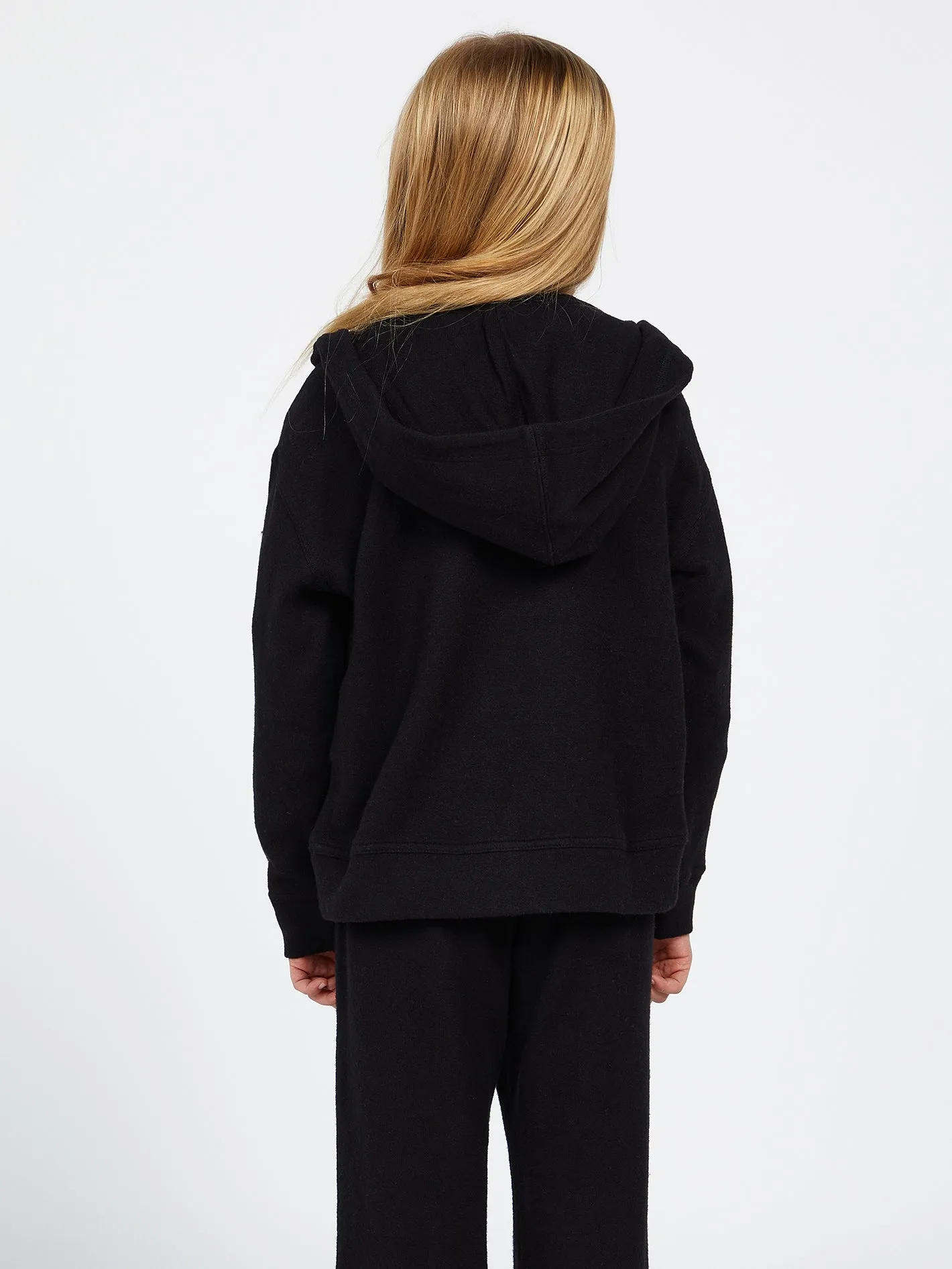 Girls Lived In Lounge Zip Up Hoodie - Black sold by Volcom product image thumbnail 2