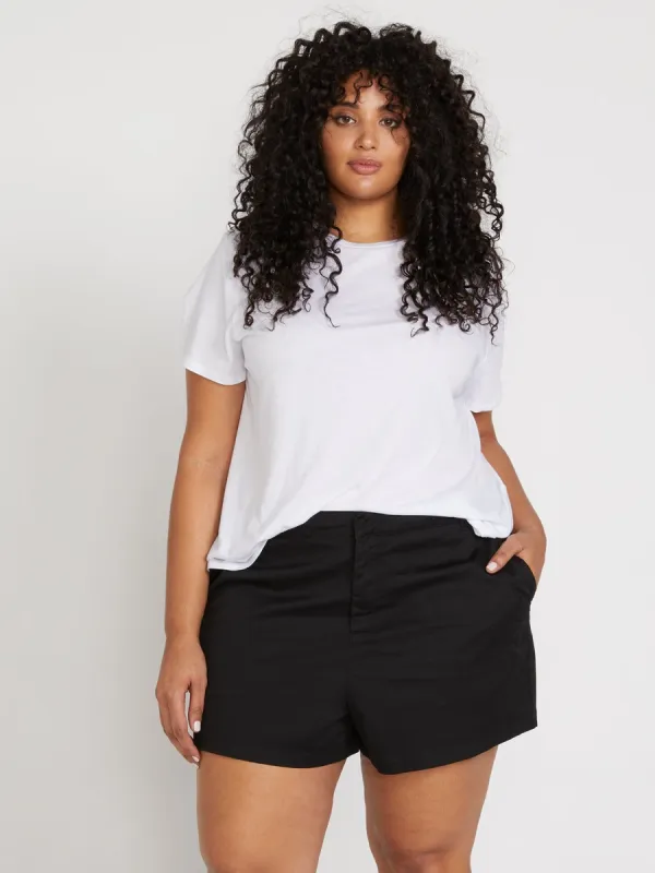 Frochickie Chino Shorts Plus Size - Black sold by Volcom