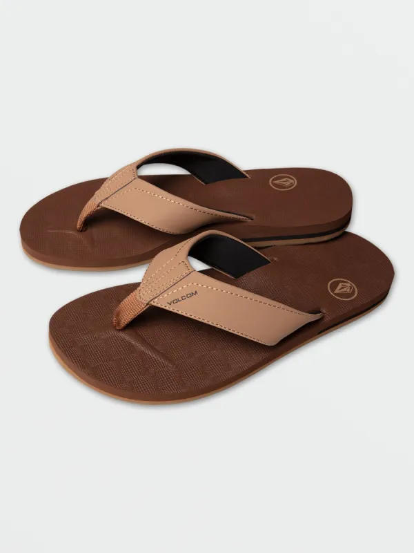 Victor Sandals - Black Heather sold by Volcom