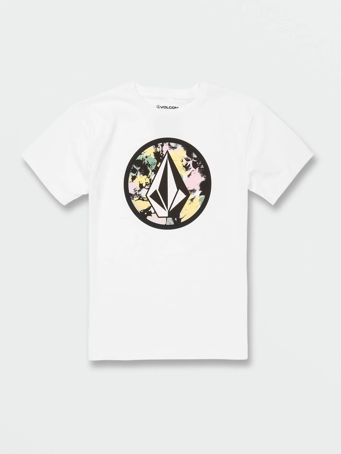 Big Boys Circle Stone Short Sleeve Tee - White sold by Volcom product image thumbnail 2