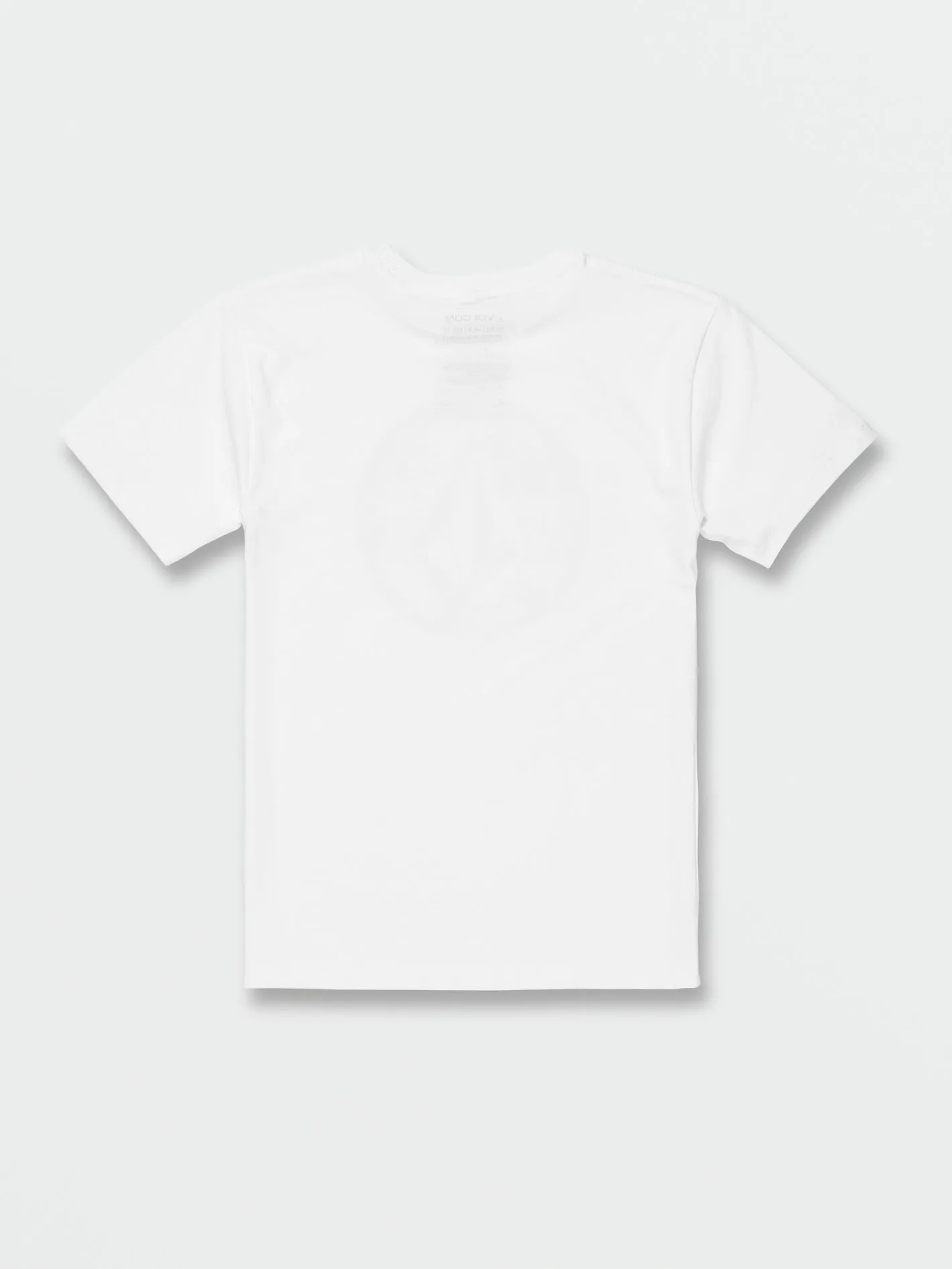 Big Boys Circle Stone Short Sleeve Tee - White sold by Volcom product image thumbnail 3