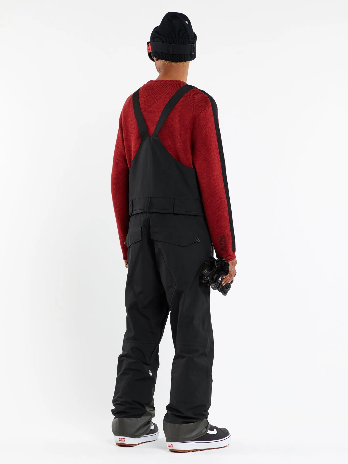 Mens Rain Gore-Tex Bib Overalls - Black sold by Volcom product image thumbnail 2