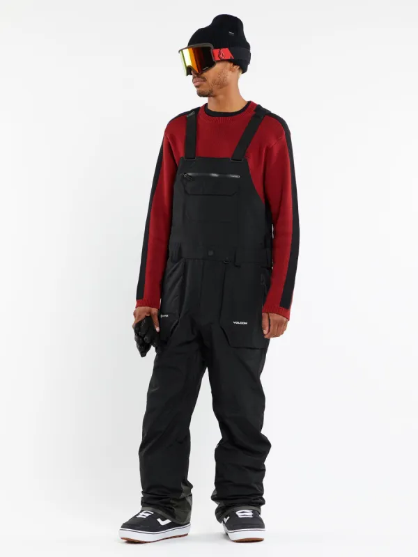 Mens Rain Gore-Tex Bib Overalls - Black sold by Volcom