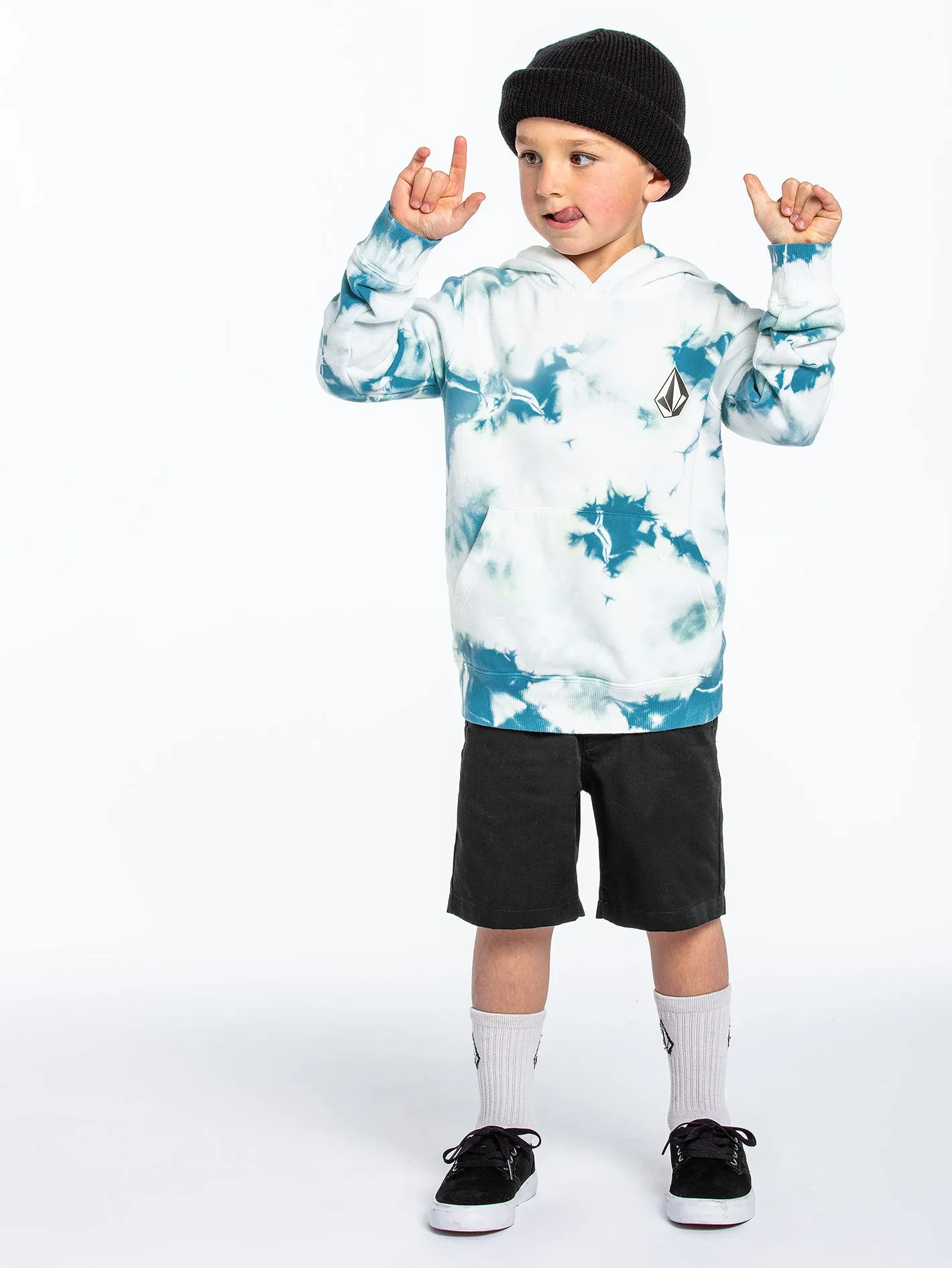 Little Boys Frickin Chino Shorts - Black sold by Volcom