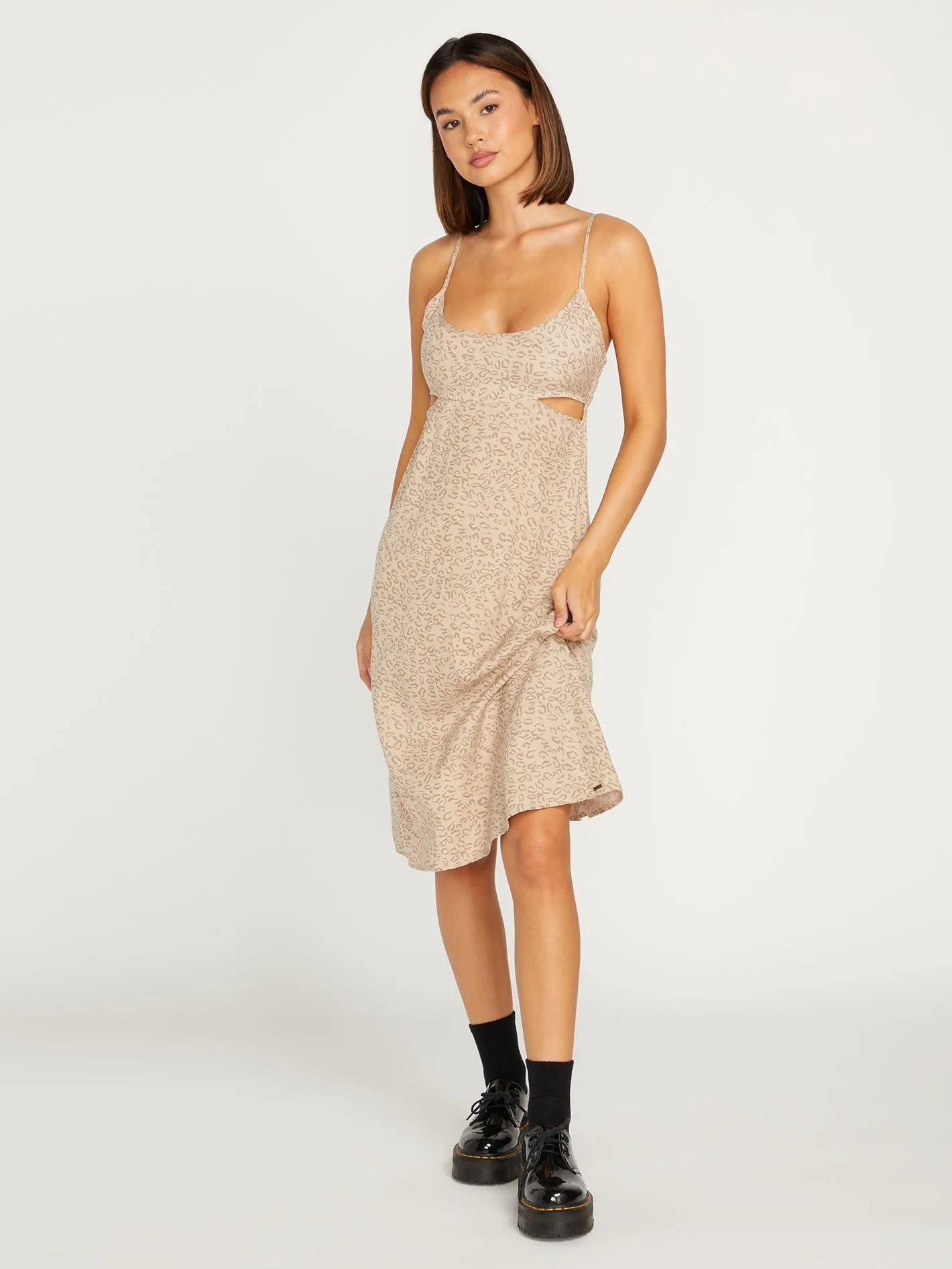 Cha Cha Ching Dress - Taupe sold by Volcom product image thumbnail 5