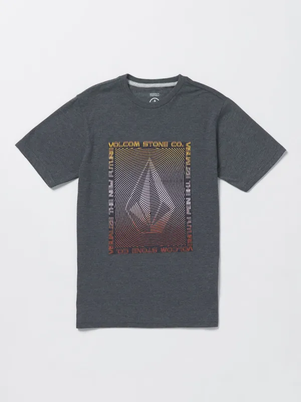 Big Boys Visualizer Short Sleeve Tee - Dark Black Heather sold by Volcom