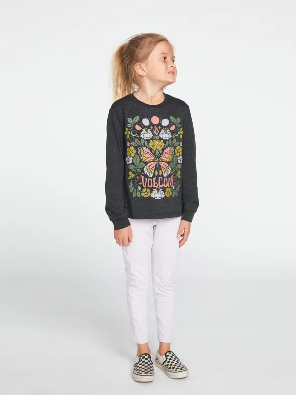 Girls Made From Stoke Long Sleeve Tee - Black sold by Volcom