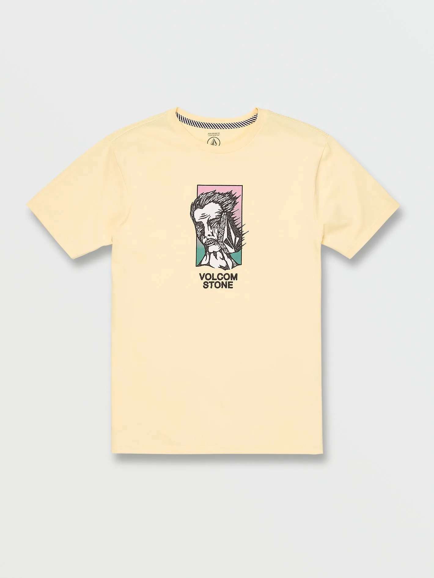 Heckle Short Sleeve Tee - Dawn Yellow sold by Volcom