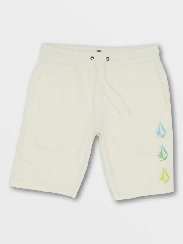 Roundabout Fleece Shorts - White Flash sold by Volcom
