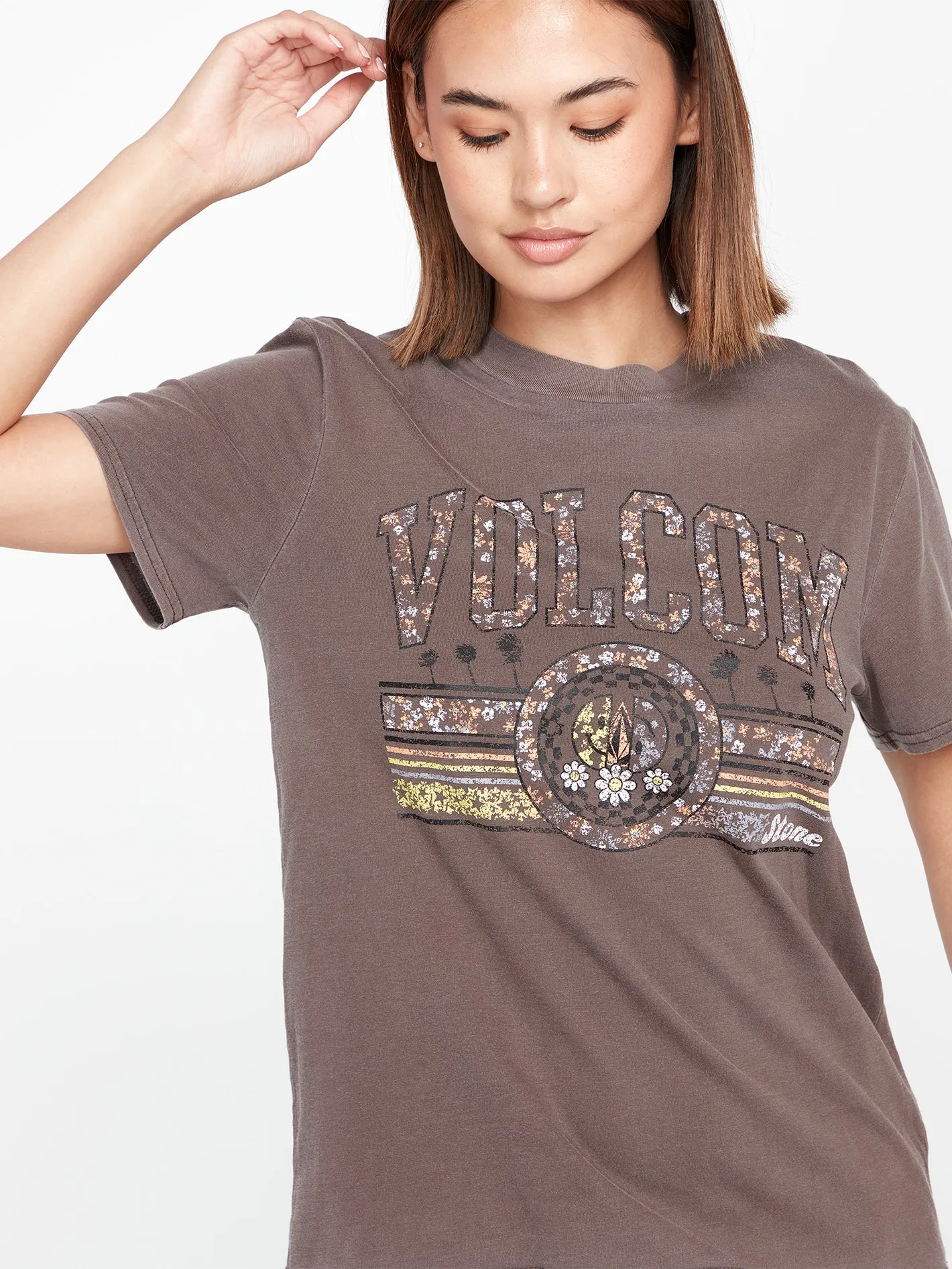 Lock It Up Short Sleeve Tee - Slate Grey sold by Volcom product image thumbnail 5